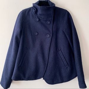 UO Kimchi Blue Textured Swing Coat Jacket